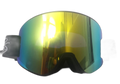 Adult Black Frame Snow Ski Snowboard Goggles (background removed)