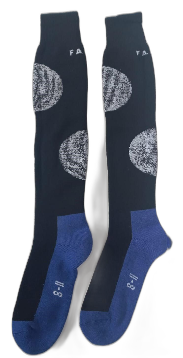 Adult Ski Snow Thermal Socks Black Blue 8 11 (background removed)