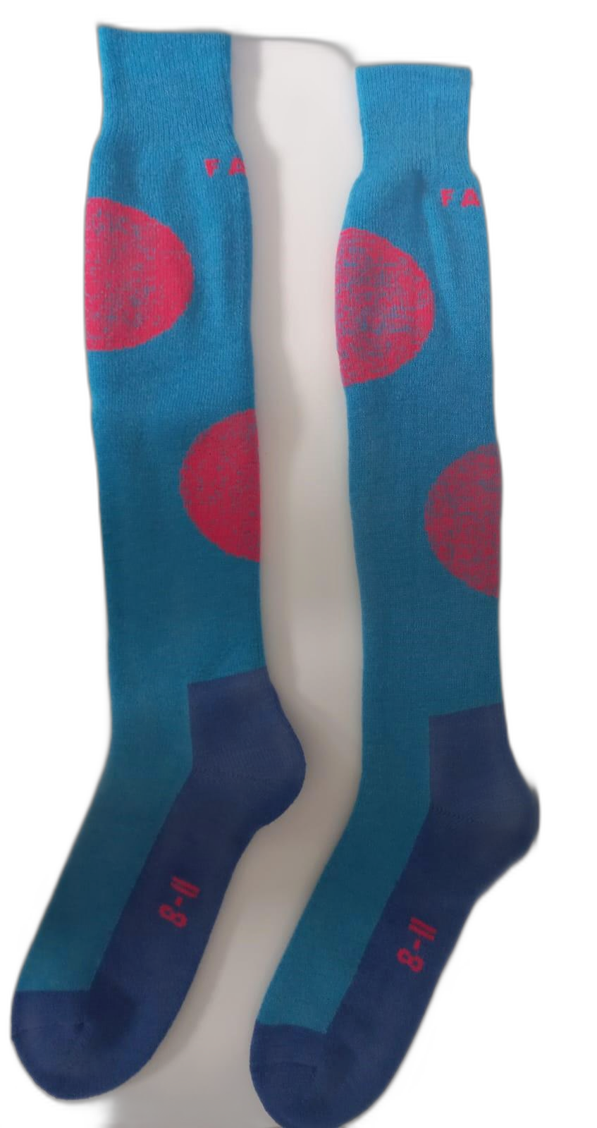 Adult Ski Snow Thermal Socks Blue Pink 8 11 (background removed)
