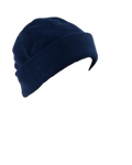 Blue Fleece Beanie (background removed)