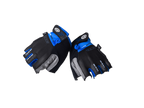 Cycling Gloves Fingerless Blue (background removed)