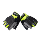 Cycling Gloves Fingerless Lumo (background removed)