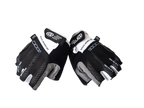 Cycling Gloves Fingerless White (background removed)