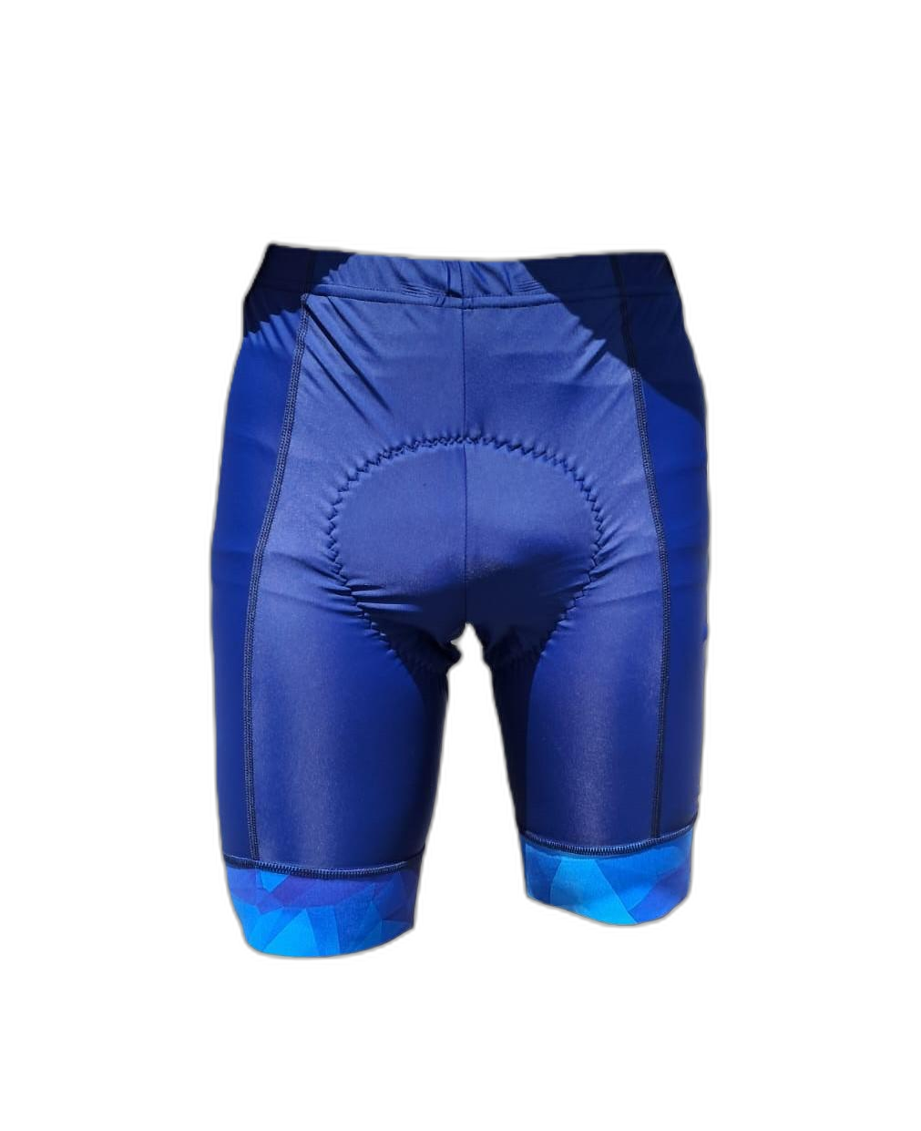 Cycling Shorts Men Blue Diamond (background removed)