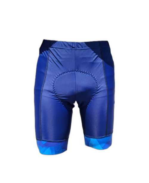 Cycling Shorts Men Blue Diamond (background removed)