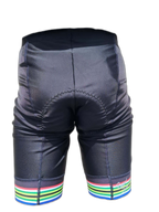 Cycling Shorts Men South Africa Stripes Back (background removed)
