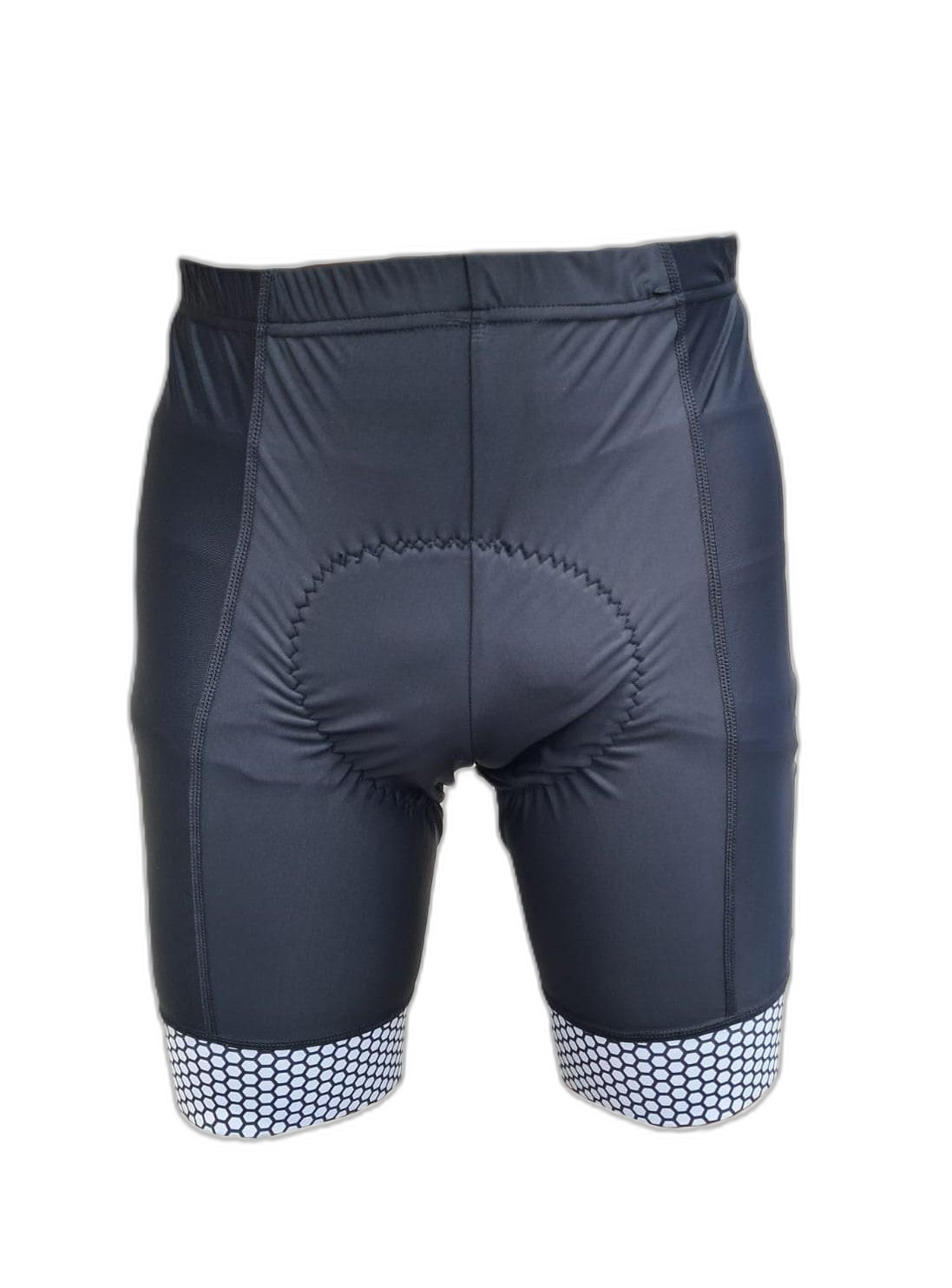Cycling Shorts Men White Honeycomb (background removed)