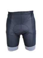 Cycling Shorts Men White Honeycomb (background removed)
