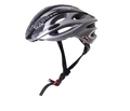 Dagger Cycling Helmet Silver With Black Accents (background removed)