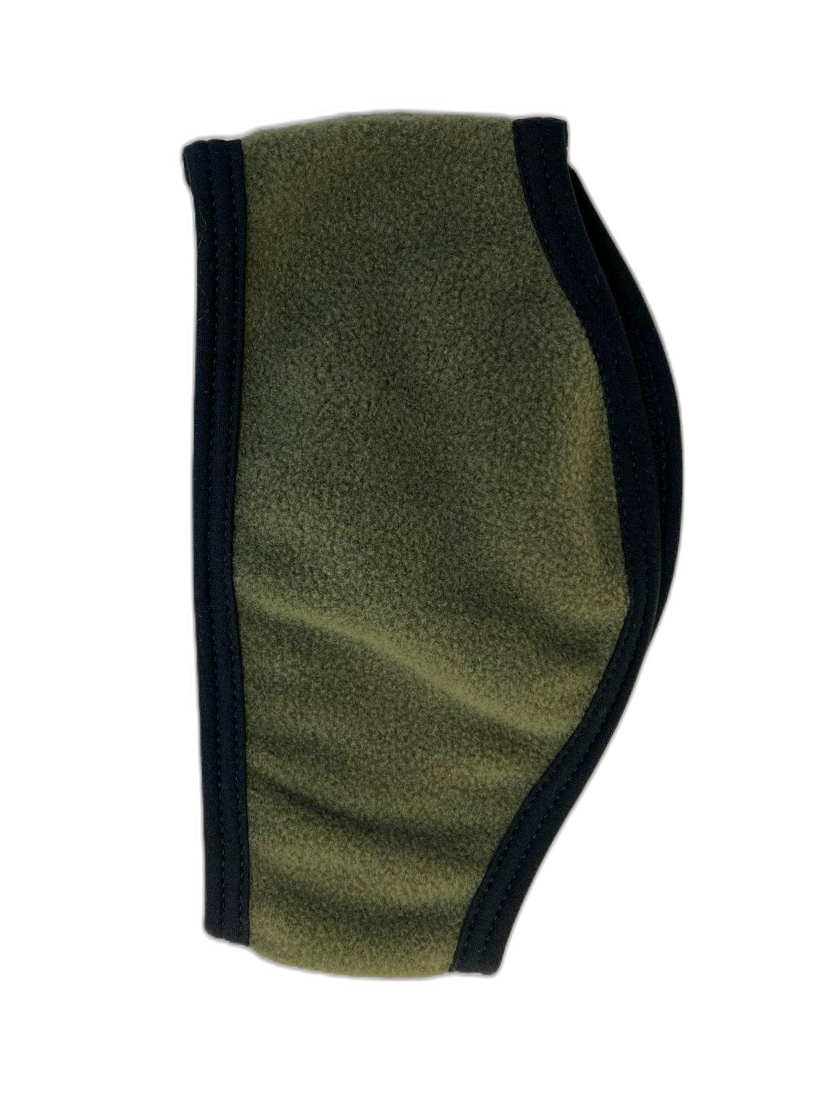 Ear Warmer Pine Green Black Trim Rotated (background removed)