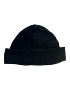 Fleece Beanie Black (background removed)