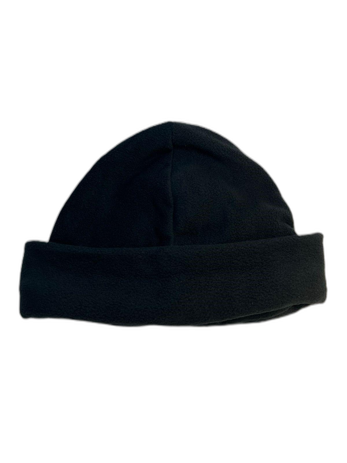 Fleece Beanie Black (background removed)