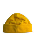 Fleece Beanie Yellow (background removed)