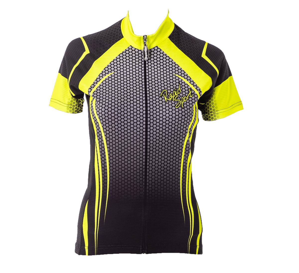 Honeycomb Cycle Shirt Yellow (background removed)
