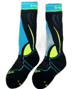 Kids Ski Snow Thermal Socks Black Blue (background removed)