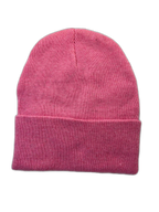 Knitted Beanie Pink (background removed)