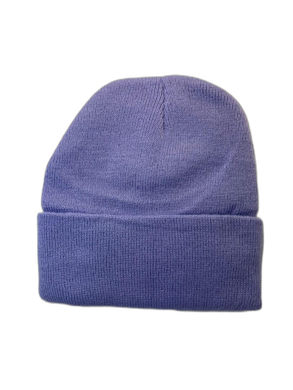 Knitted Beanie Purple (background removed)