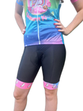 Ladies Cycling Shorts Unicorn (background removed)