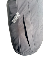 Ladies Ski Jacket Black Pocket (background removed)