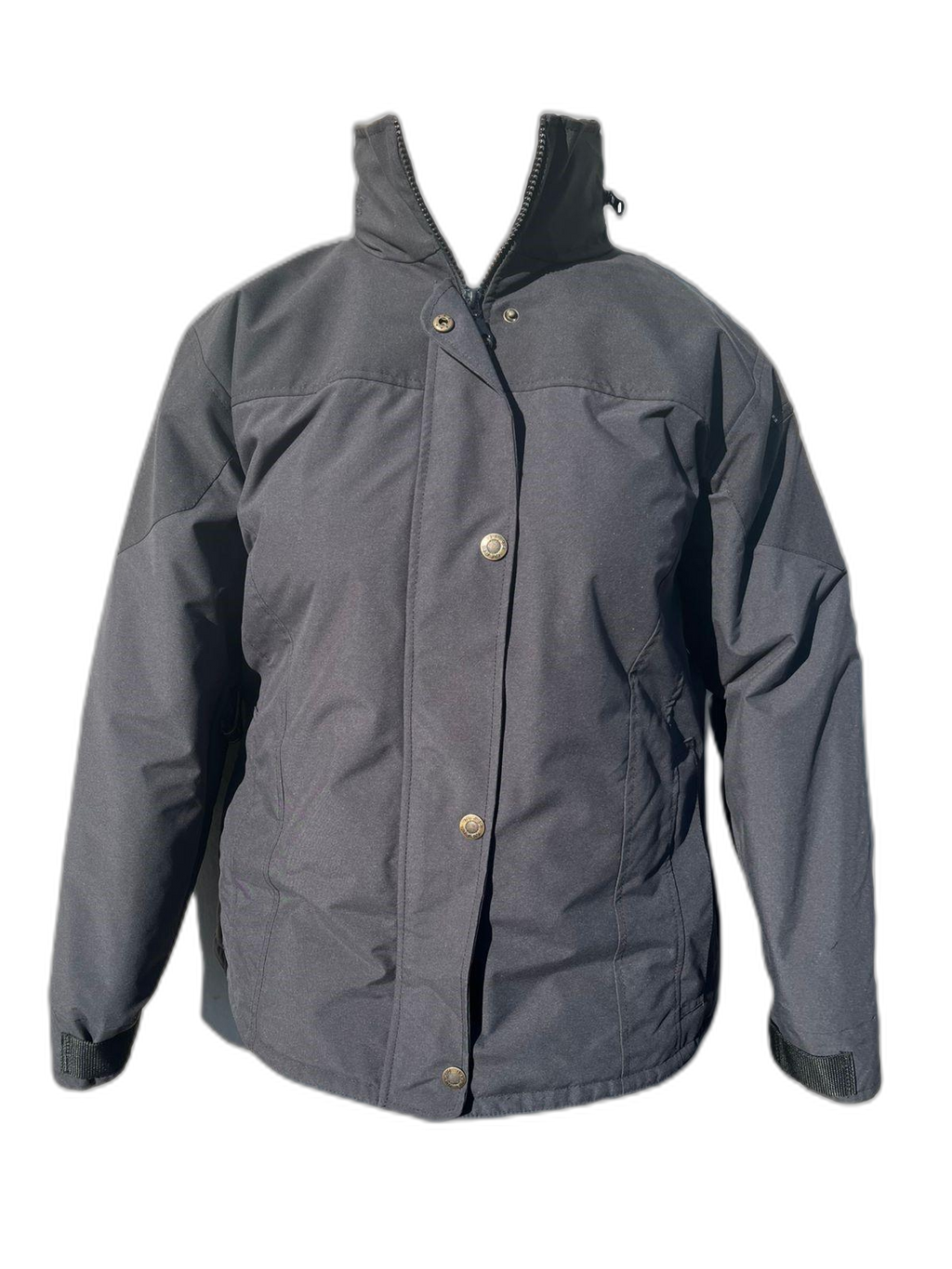 Ladies Ski Jacket Black (background removed)