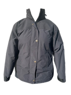 Ladies Ski Jacket Black (background removed)