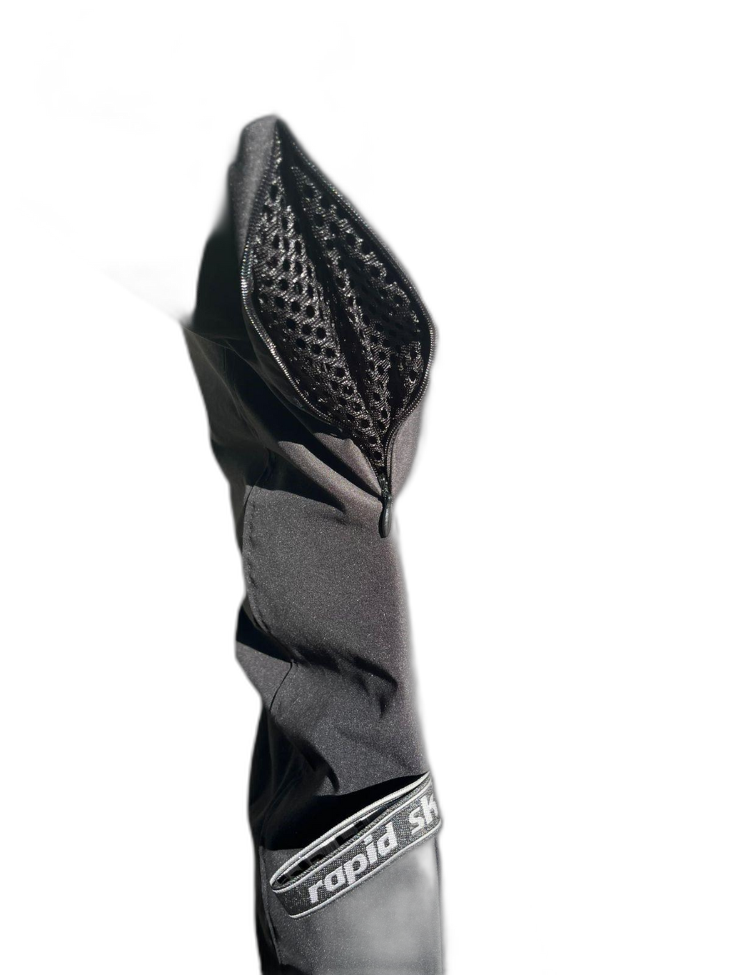 Ladies Ski Jacket Grey Camo Black Vent (background removed)