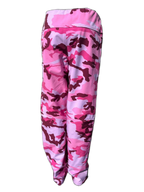 Ladies Ski Pants Pink Camo Back (background removed)