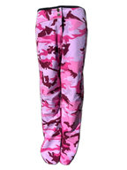 Ladies Ski Pants Pink Camo Front (background removed)