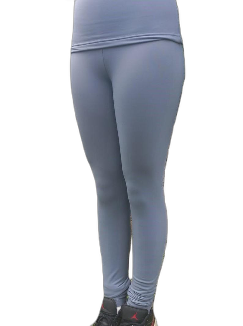 Ladies Thermal Leggings Grey (background removed)