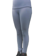 Ladies Thermal Leggings Grey (background removed)