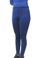 Ladies Thermal Leggings Navy (background removed)