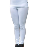 Ladies Thermal Leggings White (background removed)