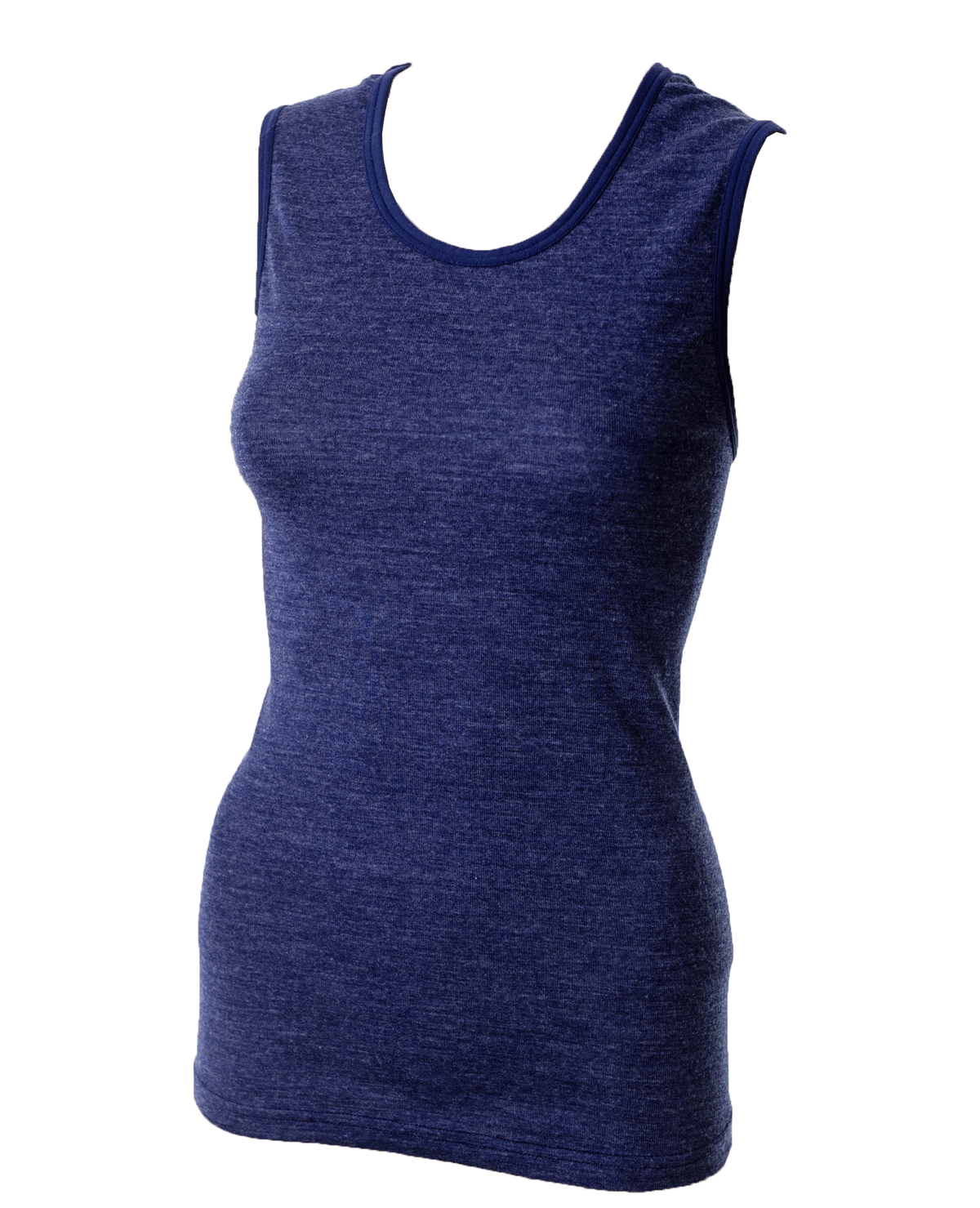 Ladies Thermal Undervest Blue (background removed)