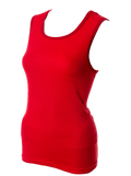 Ladies Thermal Undervest Red (background removed)
