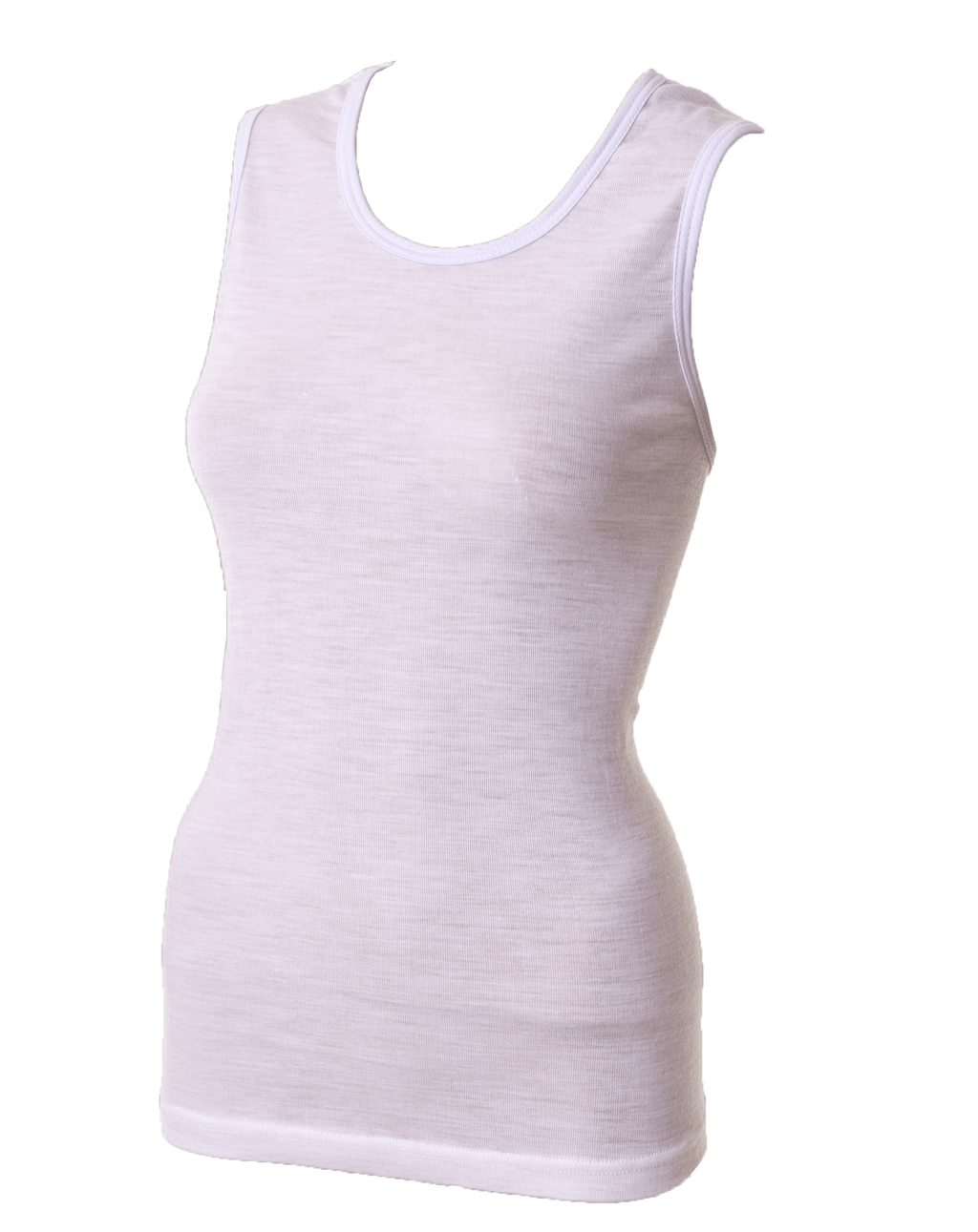 Ladies Thermal Undervest White (background removed)