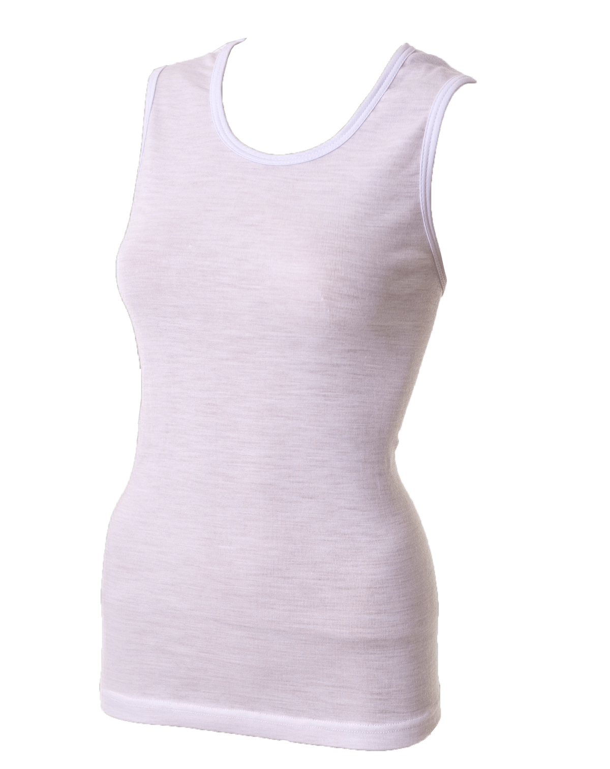Ladies Thermal Undervest White (background removed)