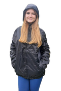 Light Weight Rain Jacket Black (background removed)