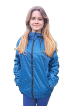 Light Weight Rain Jacket Teal (background removed)