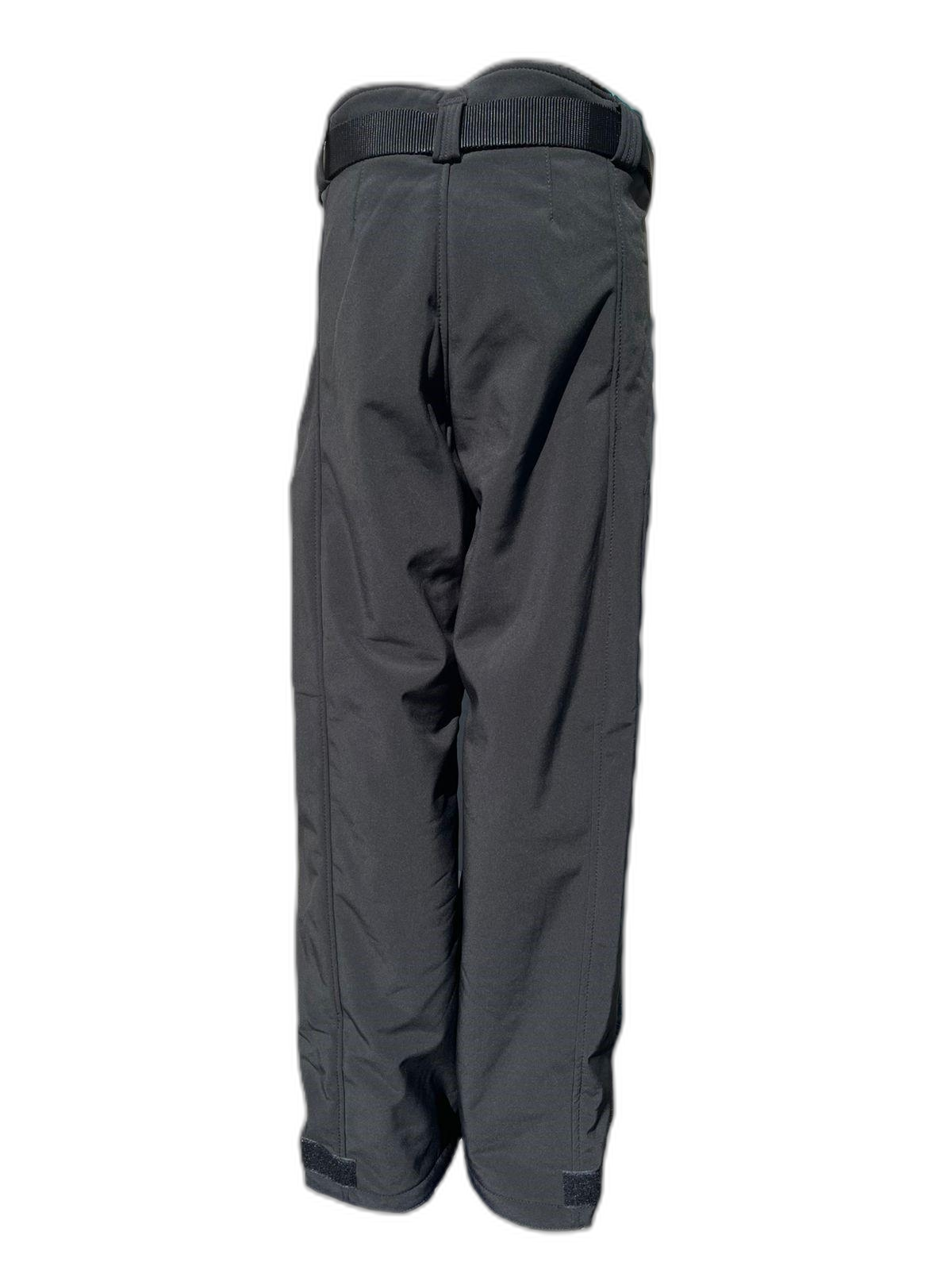 Mens Black Ski Pants Back (background removed)