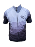 Mens Cycling Jersey Black Mountain Front (background removed)