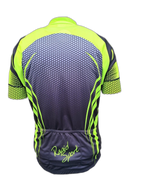 Mens Cycling Jersey Lumo Honeycomb Back (background removed)