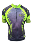Mens Cycling Jersey Lumo Honeycomb Front (background removed)