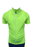 Mens Cycling Jersey Lumo Yellow Front (background removed)
