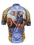 Mens Cycling Jersey South Africas Big Five Back (background removed)