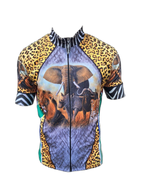 Mens Cycling Jersey South Africas Big Five Front (background removed)