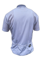 Mens Cycling Jersey White Back (background removed)