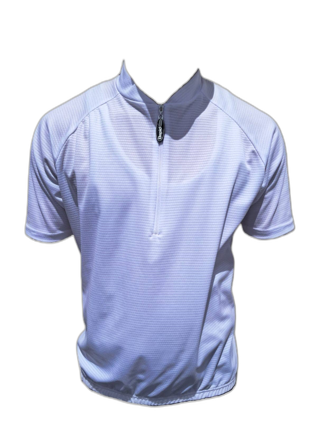 Mens Cycling Jersey White Front (background removed)