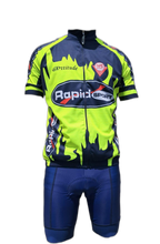 Mens Cycling Outfit Yellow Rapid Sport (background removed)