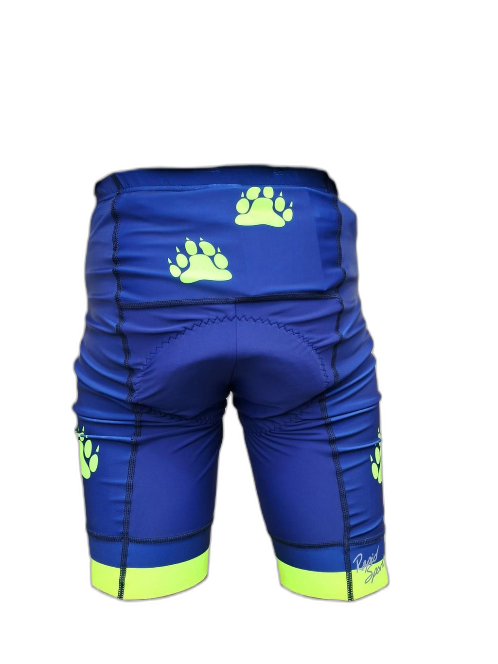 Mens Cycling Shorts Rapid Sport Polar Back (background removed)