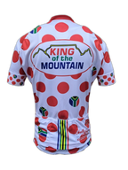 Mens King Of The Mountain Cycling Shirt Back (background removed)
